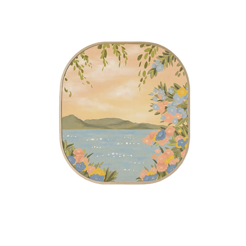 Peinture sur toile de la maison pastorale de Lighteme