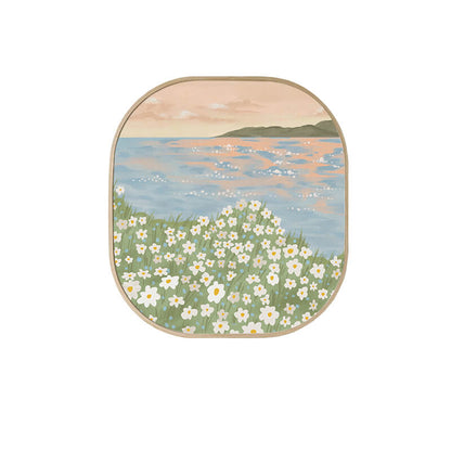 Peinture sur toile de la maison pastorale de Lighteme