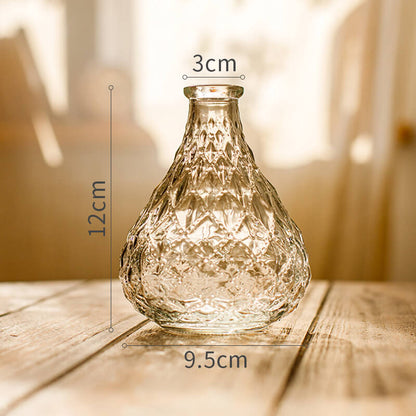 Lighteme Vintage Embossed Glass Vase