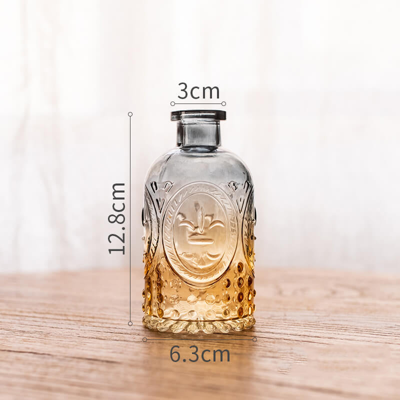 Lighteme Vintage Embossed Glass Vase