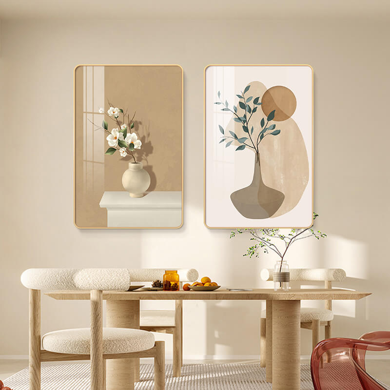 Ensemble de peinture artistique en cristal et porcelaine Lighteme Flower Cup