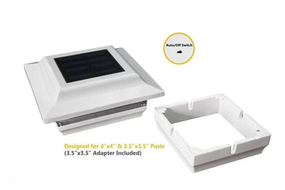 Lampes solaires pour capuchons de clôture Lighteme