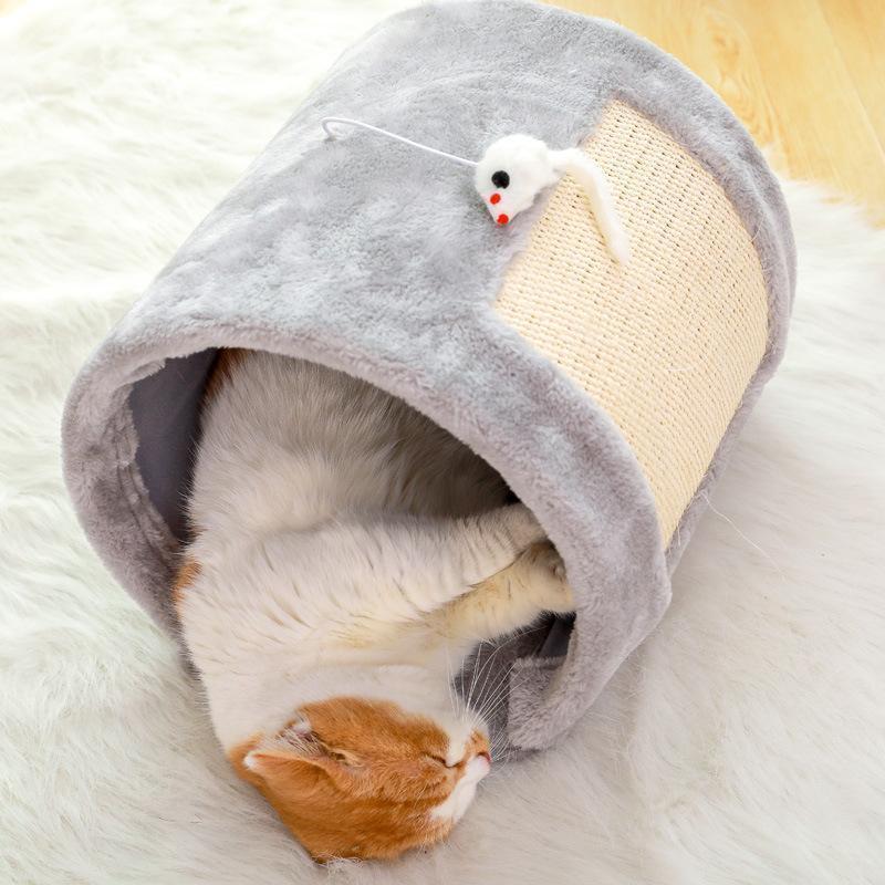 Lighteme Kratzröhre Katzentunnel Spielzeug