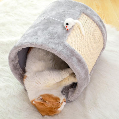 Lighteme Kratzröhre Katzentunnel Spielzeug