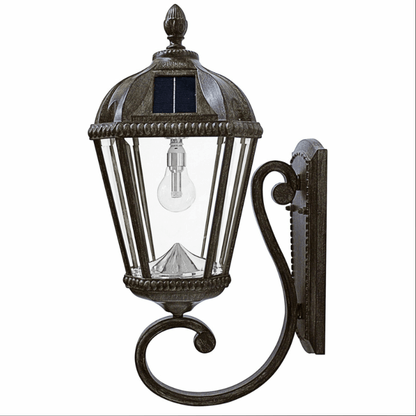 Lighteme Solar Lamp Wall Mount - Weathered Bronze