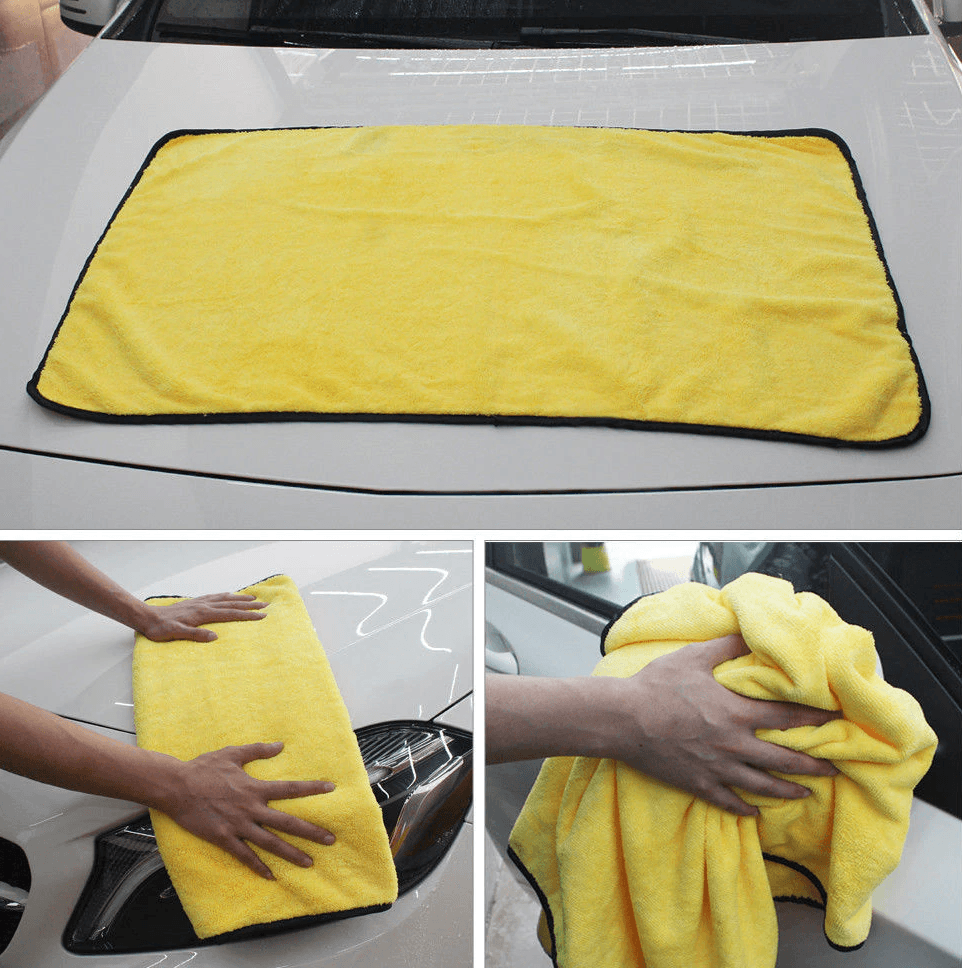 Chiffon microfibre super absorbant pour lavage de voiture Lighteme