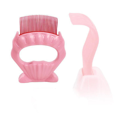 Lighteme Muschelförmige Katzenhaarentfernungsbürste (3 Farben)