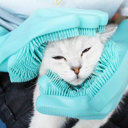 Lighteme Silikon-Hunde- und Haustier-Entfilzungsbürstenhandschuh