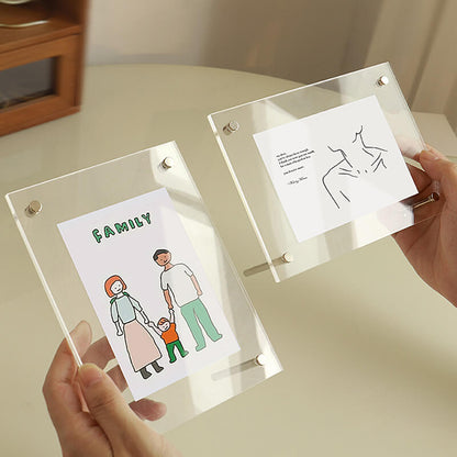 Cadre photo simple en acrylique Lighteme