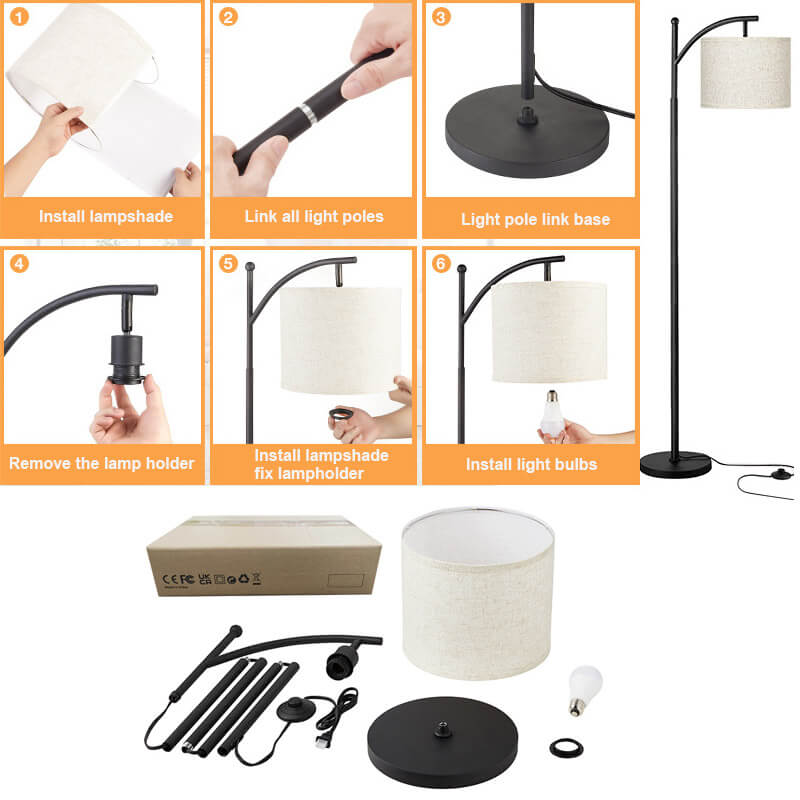 Lampadaire LED simple Lighteme