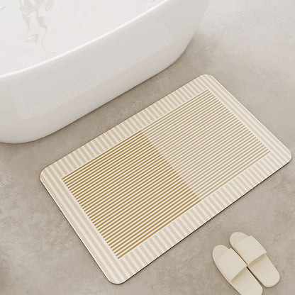 Lighteme Simple Line Diatom Mud Bath Mat