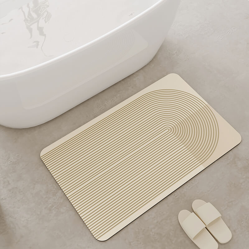 Lighteme Simple Line Diatom Mud Bath Mat
