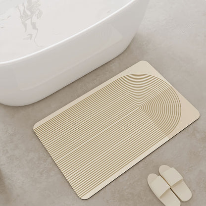 Lighteme Simple Line Diatom Mud Bath Mat