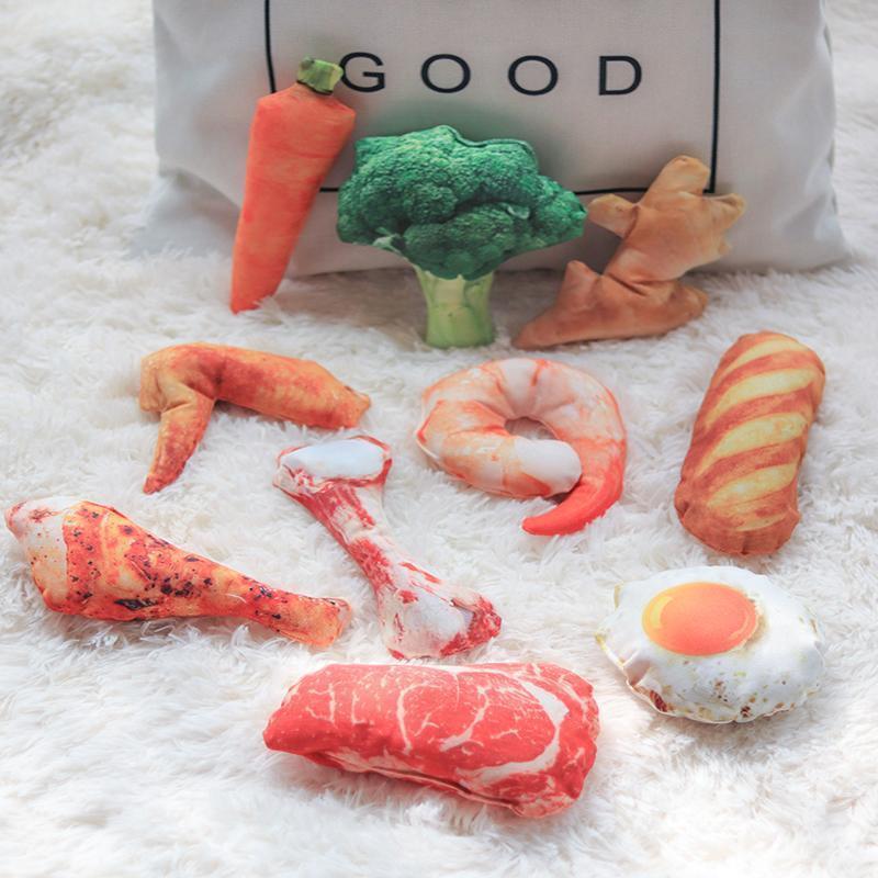 Lighteme Simulation Chicken Leg Vegetable Fruit Toy (21 Types)