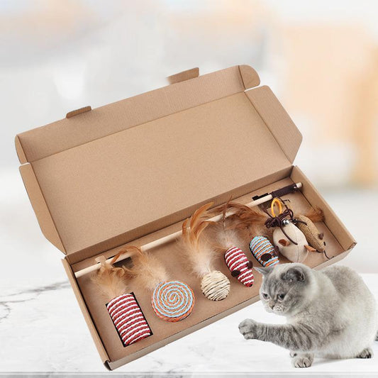 Ensemble de 7 bâtonnets lumineux Lighteme Simulation Mouse Funny Cat