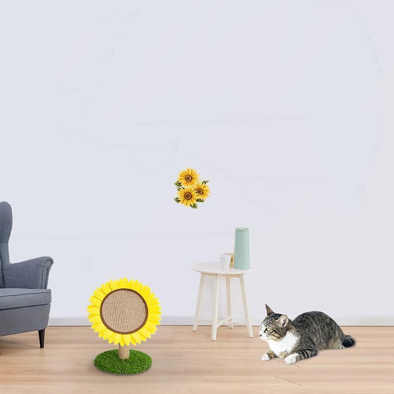 Lighteme Sisal Sonnenblumen-Katzenkratzbrett