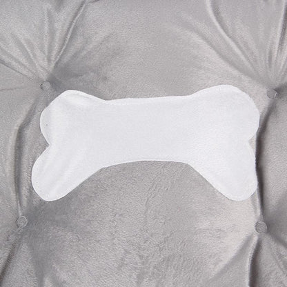 Lit-canapé pour grand chien Lighteme Soft Short Plush (sans coussin en forme d'os) (5 couleurs et 5 tailles)