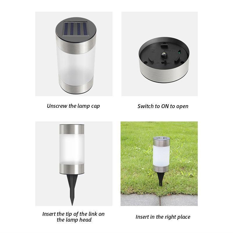 Lampe de jardin solaire miniature Lighteme (2 types)