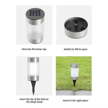 Lampe de jardin solaire miniature Lighteme (2 types)