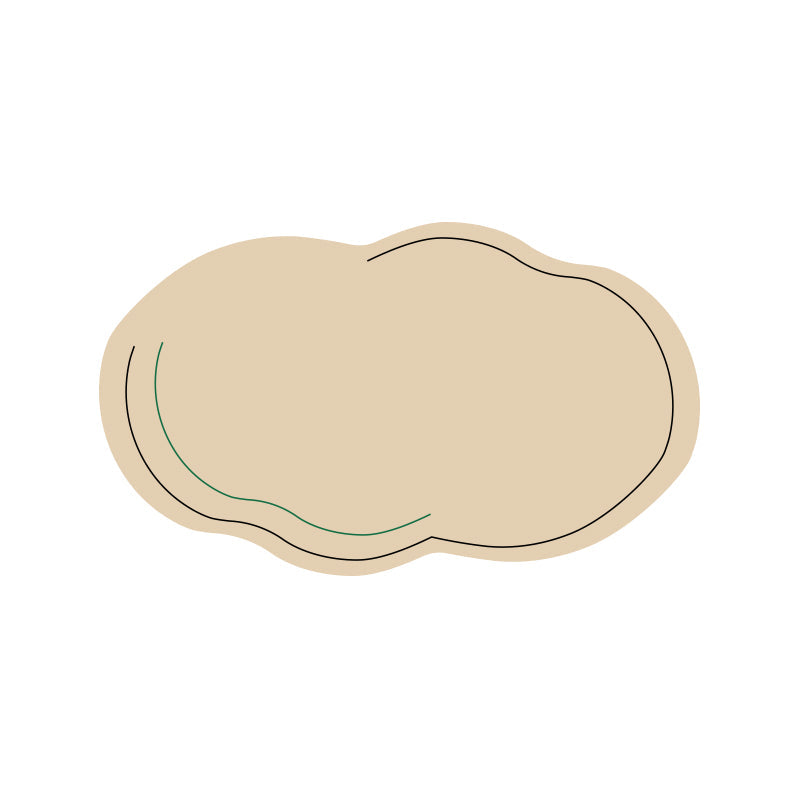 Lighteme Solid Color Cloud Diatom Mud Bath Mat