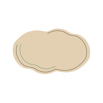 Lighteme Solid Color Cloud Diatom Mud Bath Mat