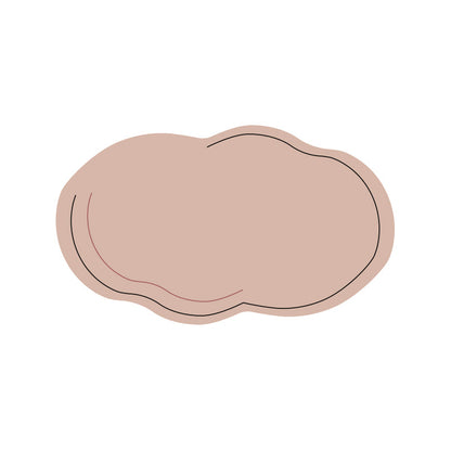 Lighteme Solid Color Cloud Diatom Mud Bath Mat