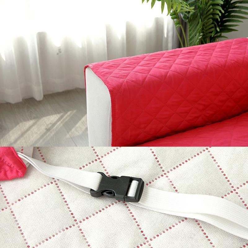 Lighteme Sofabezug aus Polyester in Unifarben (7 Farben &amp; 3 Größen)