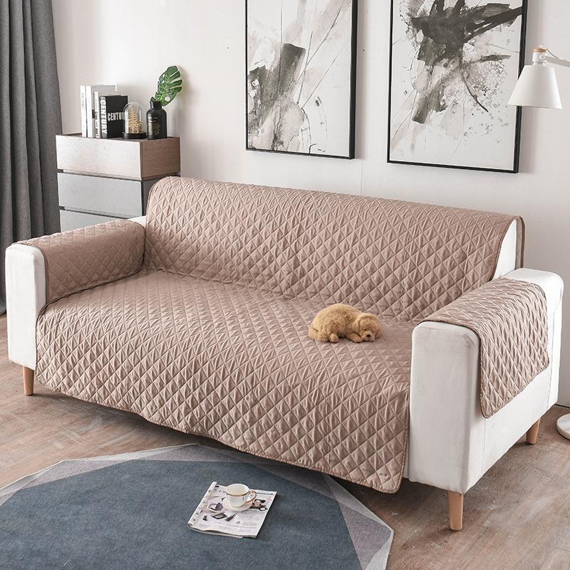 Lighteme Sofabezug aus Polyester in Unifarben (7 Farben &amp; 3 Größen)