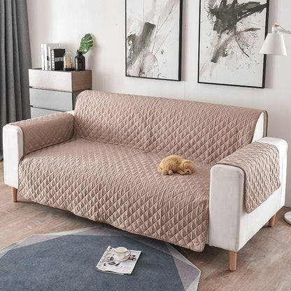 Lighteme Sofabezug aus Polyester in Unifarben (7 Farben &amp; 3 Größen)