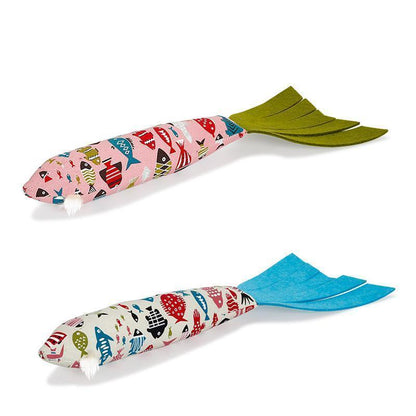 Lighteme Sound Papierkatzenspielzeug in Fischform (2 Farben)