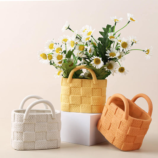 Lighteme Spring Handbag Ceramic Vase