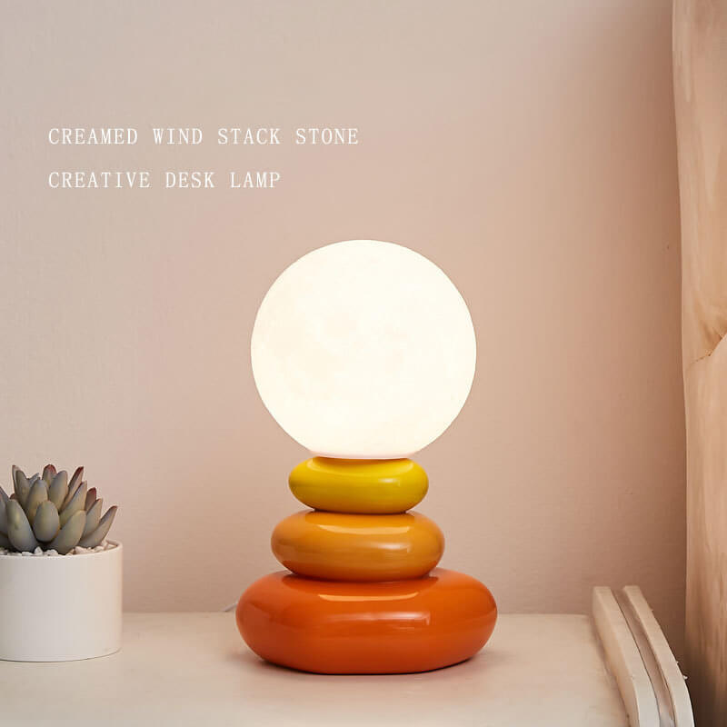 Lampe de table créative Lighteme Stacked Stone