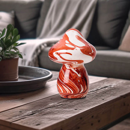 Lighteme Buntglas-Pilzlampe