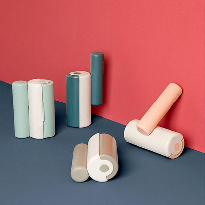 Rouleau anti-peluches adhésif portable et déchirable Lighteme - 60 feuilles (4 couleurs)