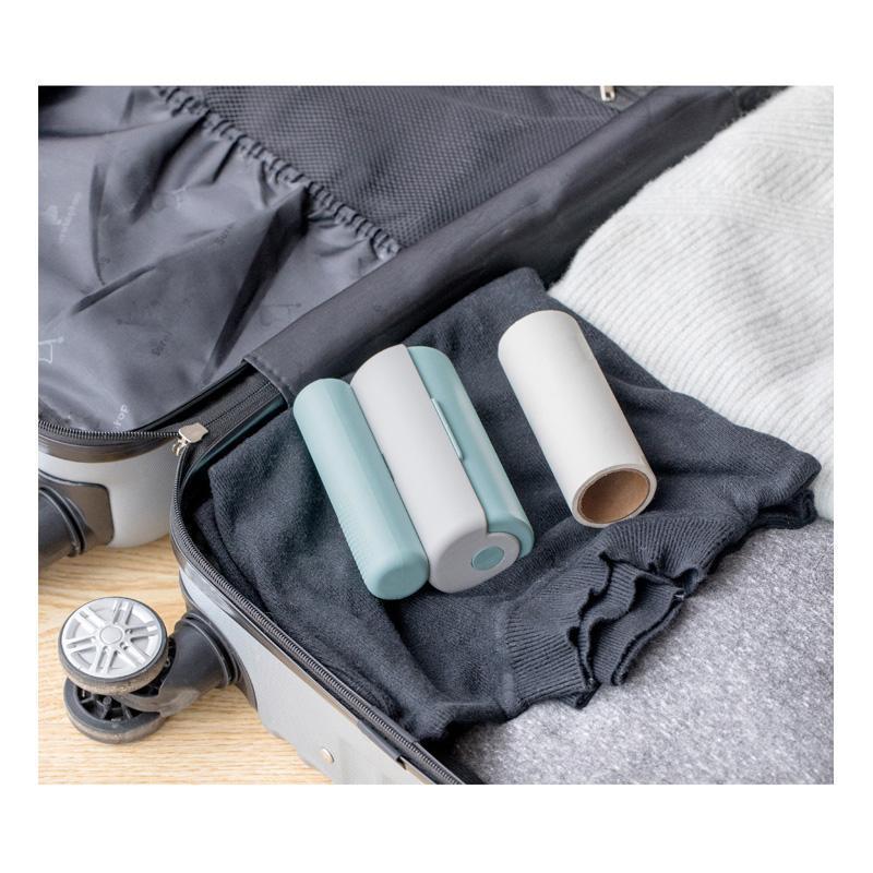 Rouleau anti-peluches adhésif portable et déchirable Lighteme - 60 feuilles (4 couleurs)