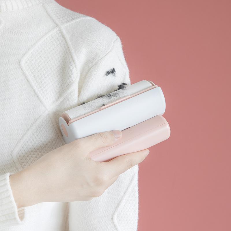 Rouleau anti-peluches adhésif portable et déchirable Lighteme - 60 feuilles (4 couleurs)