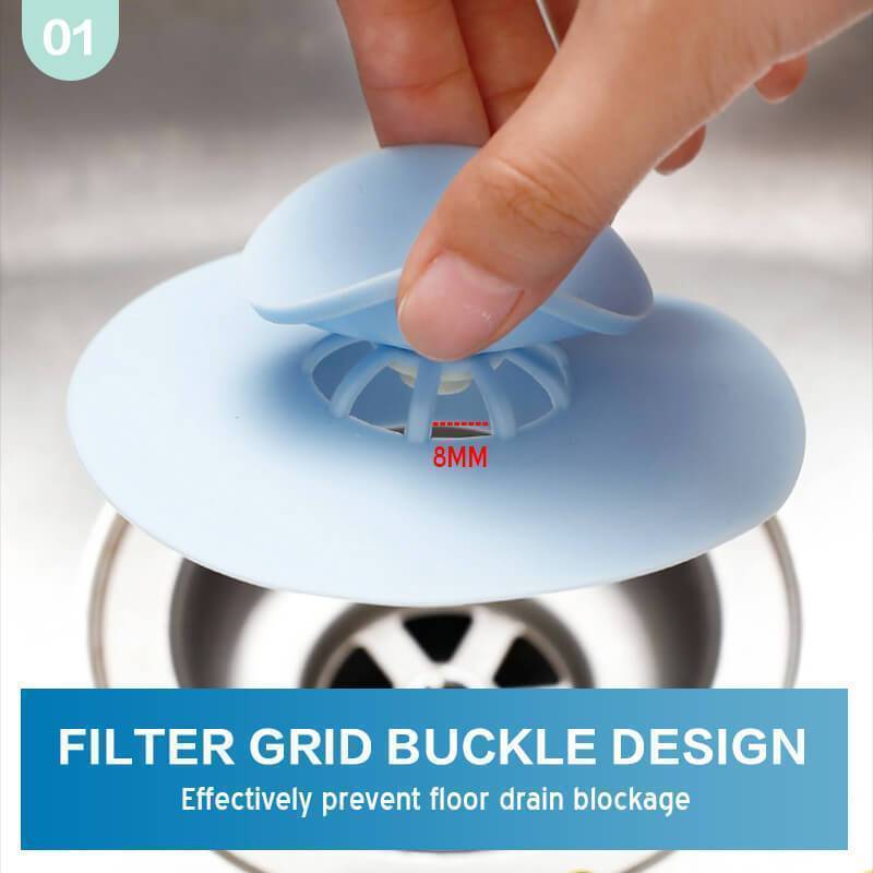 Bouchons et passoires Lighteme (lot de 4) (4 couleurs)