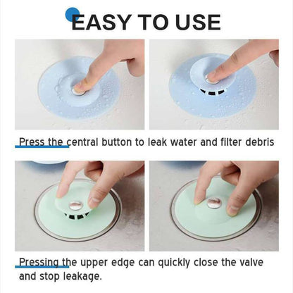 Bouchons et passoires Lighteme (lot de 4) (4 couleurs)