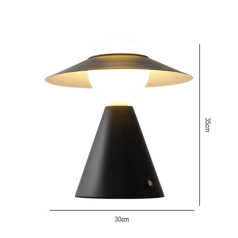 Lighteme Strohhut-Tischlampe