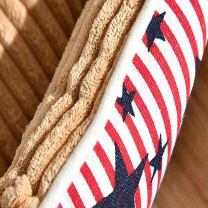 Coussin pour animaux de compagnie Lighteme à rayures et étoiles (2 couleurs et 3 tailles)