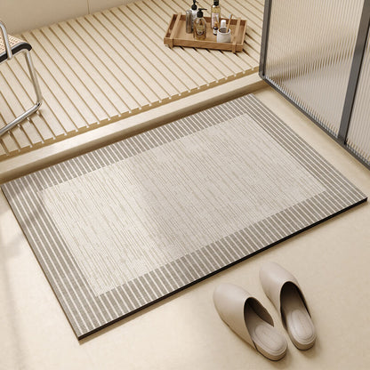 Lighteme Striped Diatom Mud Bath Mat