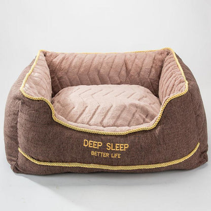 Lit thermique épais Lighteme pour grands chiens (2 couleurs et 4 tailles)