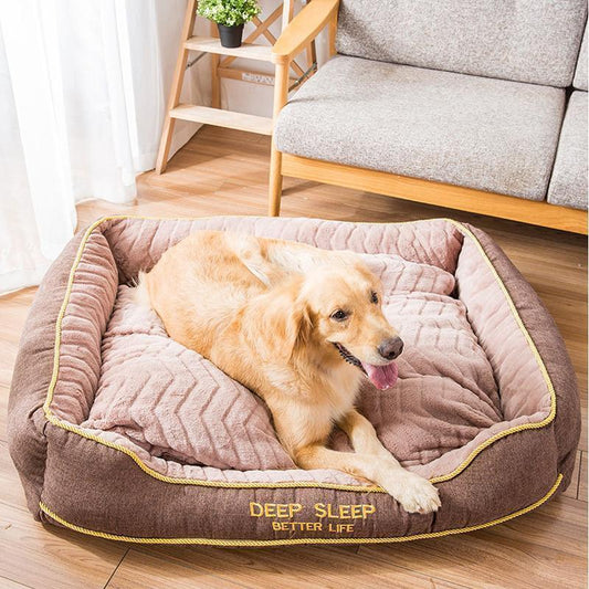 Lighteme Dickes, thermisches Hundebett für große Hunde (2 Farben &amp; 4 Größen)