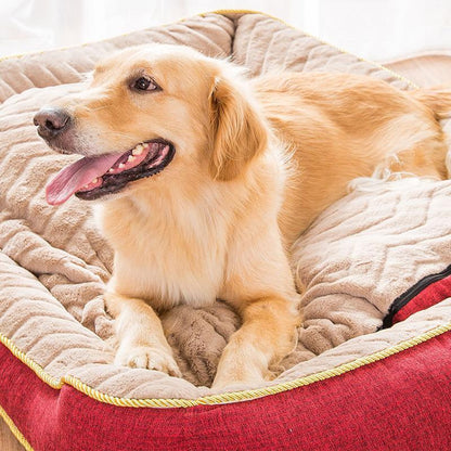 Lit thermique épais Lighteme pour grands chiens (2 couleurs et 4 tailles)