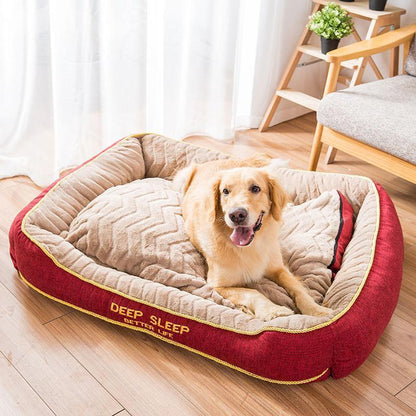 Lit thermique épais Lighteme pour grands chiens (2 couleurs et 4 tailles)