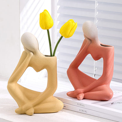 Lighteme Thinker Ceramic Vase