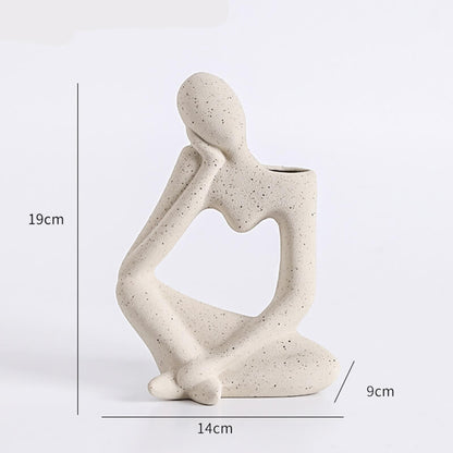 Lighteme Thinker Ceramic Vase