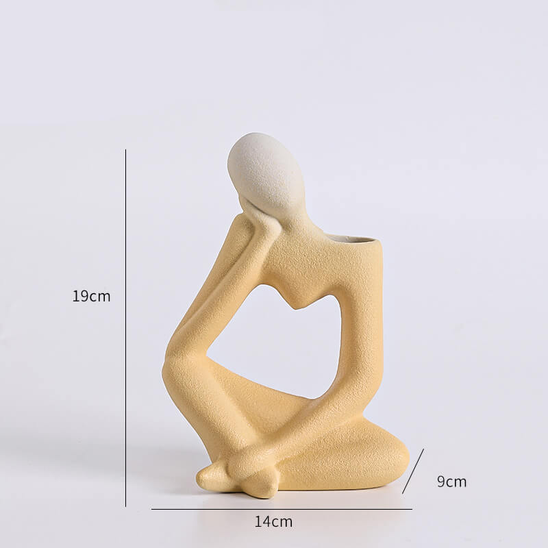Lighteme Thinker Ceramic Vase