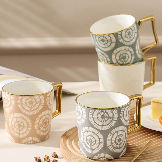 Lighteme Tie-dye Print Ceramic Mug