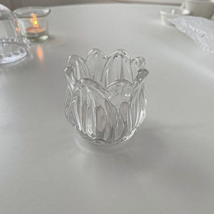Lighteme Tulip Glass Candle Holder